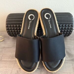 Black Espadrille Sandals